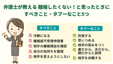 弁護士が教える離婚したくない！と思ったときにすべきこと・タブーなこと5つ 離婚弁護士マップ