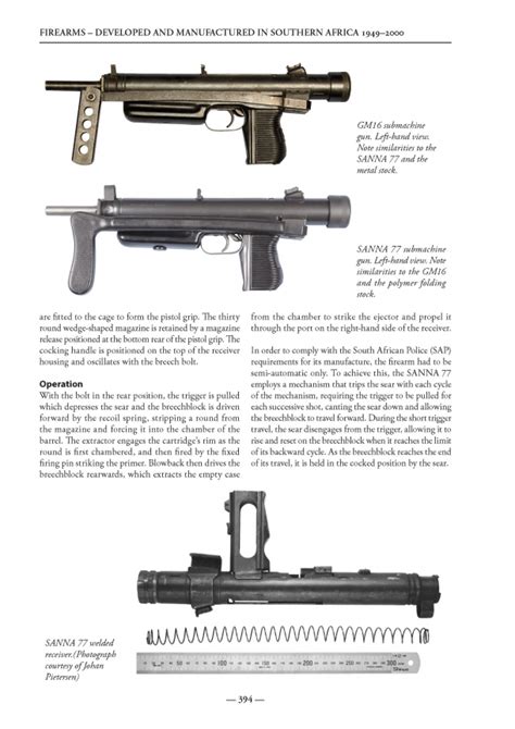 Firearms Developed And Manufactured In Southern Africa 1949 2000 An