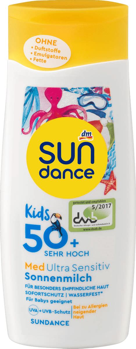 SUNDANCE Kids Med Ultra Sensitiv mlijeko za sunčanje za djecu SPF 50