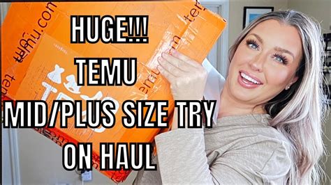 Temu Game Day Sales Temu Mid Plus Size Try On Haul Huge Temu Haul