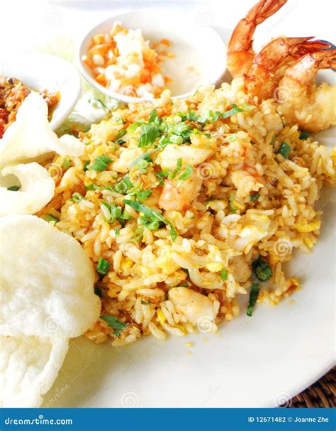 Asian Dish Seafood Fried Rice Stock Photo Image Of Lunch Balinese