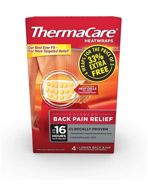 Thermacare Advanced R Ckenschmerzentherapie Count W Rmewickel Bis