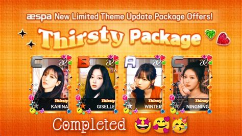 Superstar Smtown Completed Aespa Thirsty Limited Theme Youtube