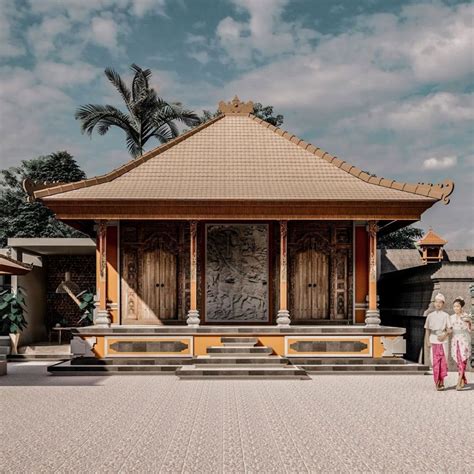 Rumah Adat Bali Bale Dangin Adat Bangunannya Bale Rumah Adat