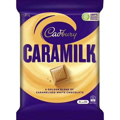 Cadbury Caramilk Large Chocolate Block 315g Woolworths