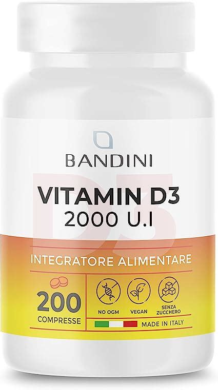 Bandini Vitamina D Ui Compresse Integratore Alimentare