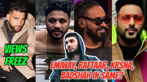 Emiway Raftaar Kr Na Badshah In Same Honey Singh Glory Album