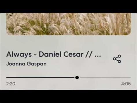 Always Daniel Caesar Cover YouTube