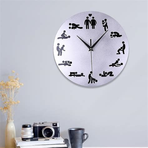 Sexy Wall Clock Male Acrylic Decorative Mirror Art 国内即発送