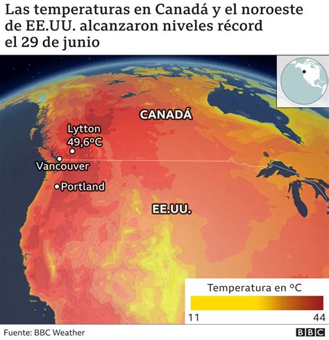 Los gráficos para entender la impresionante ola de calor que afecta a