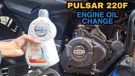 Bajaj Pulsar F Engine Oil Change Peter Vlogs Tamil Youtube