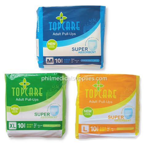 Adult Diaper Pull Ups Topcare 10s Philippine Medical Supplies