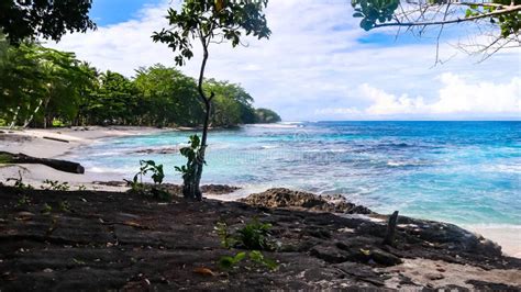 Bakaro Beach Tour, Manokwari-West Papua Stock Photo - Image of located, boardwalk: 241305700