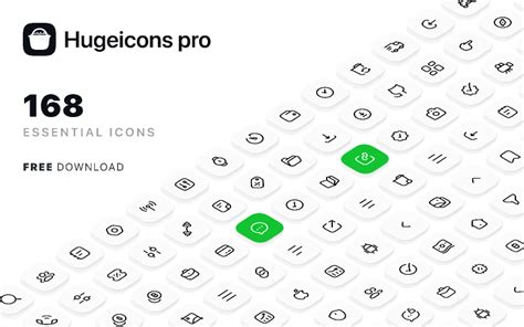 168 Essential Free Icons Hugeicons For Figma UI4Free