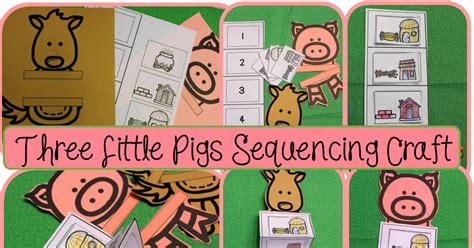 Three Little Pigs Sequencing Cards