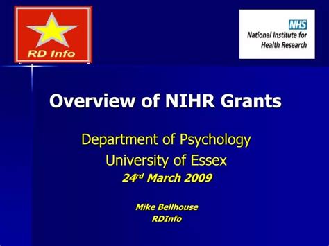 Ppt Overview Of Nihr Grants Powerpoint Presentation Free Download