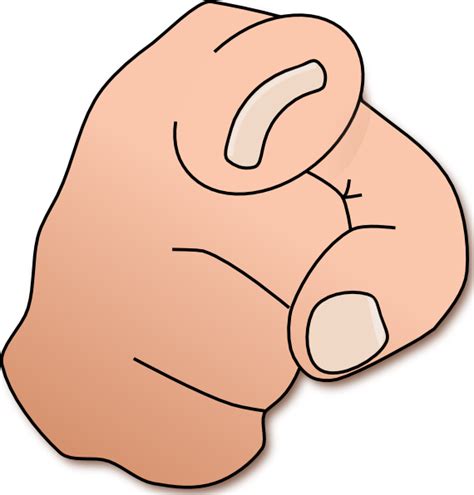 Pointing Cartoon Finger - ClipArt Best