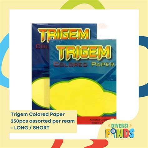 Trigem Brand Gsm Thick Advance Colored Paper Sheets Asstd Colors