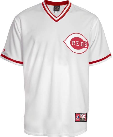 Buy Johnny Bench Cincinnati Reds Cooperstown Throwback Jersey White