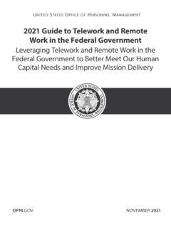 Guide To Telework And Remote Work In The Federal Guide