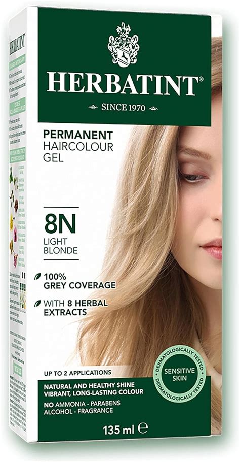 Herbatint Natural Permanent Hair Colour Gel N Light Blonde Ml