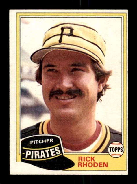 Topps Rick Rhoden Exmt Nm Pirates Ebay