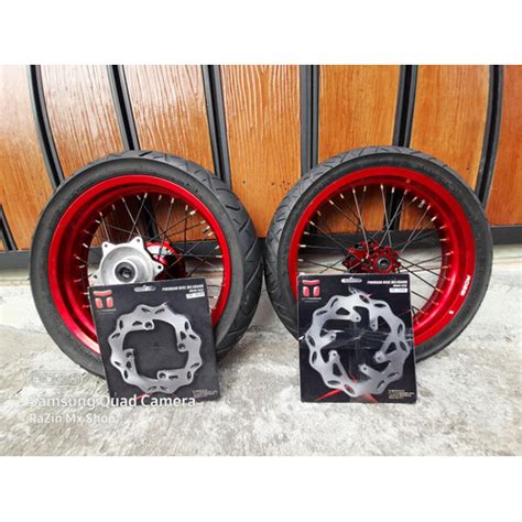 Jual Paket Hemat Wheelset Velg Set Ban Set Supermoto Honda CRF 150 L