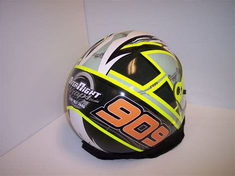 Overnight Wraps Motorsports Division Helmets Helmet Wraps Helmet