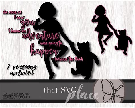 Christopher Robin Svg Classic Winnie The Pooh Eps Png Etsy Canada