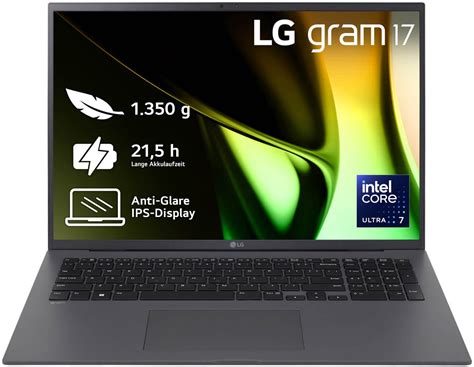 gram 17 Zoll Notebook mit 16GB RAM - 17Z90S-G.AA79G | LG DE