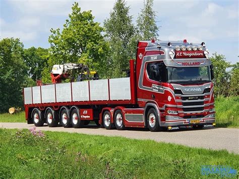 Tekno Hoogendoorn A E Scania Next Gen R580 Brick Trailer 84356