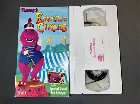 Barneys Exercise Circus Vhs 1998 Sing Along Songs Pbs Kids 7 Ebay