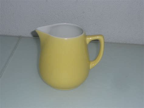 Rössler Krug Kanne gelb Design 60er Vintage Milchkanne Kaufen auf Ricardo