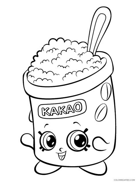 Food Coloring Pages Food cute food 19 Printable 2021 071 Coloring4free ...