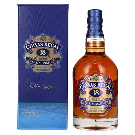 Chivas Regal 18 Years Old Gold Signature 40 Vol 07l In Tbox