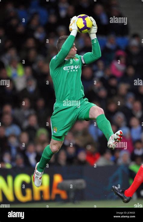 SHAY GIVEN MANCHESTER CITY FC CITY OF MANCHESTER STADIUM MANCHESTER ENGLAND 11 January 2010 ...