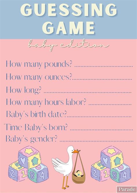 Baby On Game Board 15 Free Printable Baby Shower Games For Parents