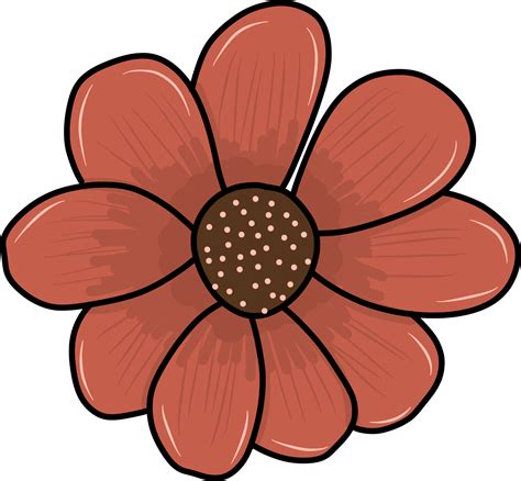 Blooming Flower Cartoon Illustration Vector Art At Vecteezy