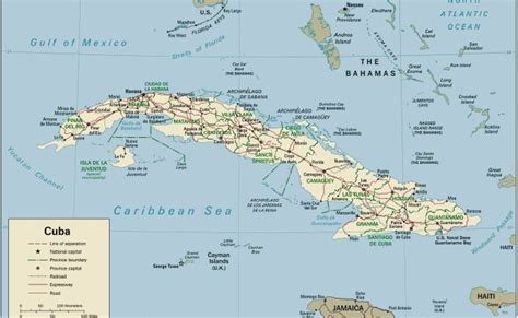 Large Detailed Political Map Of Cuba Cuba Large Detailed Political Map ...