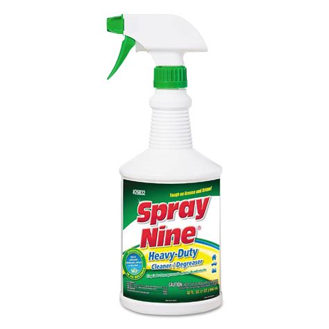 Spray Nine® Heavy Duty Cleanerdegreaserdisinfectant Citrus Scent 32