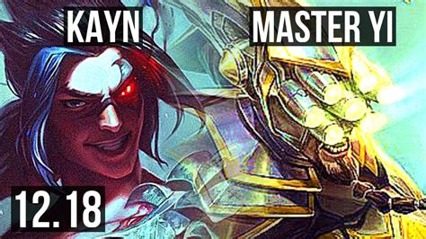 KAYN Vs MASTER YI JNG 13 1 4 68 Winrate Legendary EUW Master