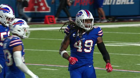 Tremaine Edmunds Records His First Sack Of The Season Bills Vs