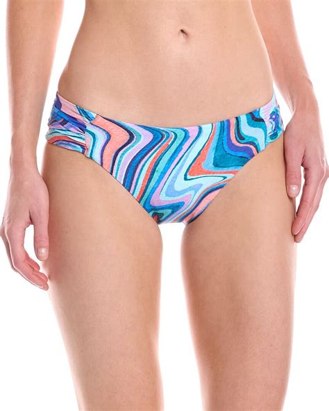 Buy La Blanca Cove Side Shirred Hipster Bikini Bottom Nocolor At 75