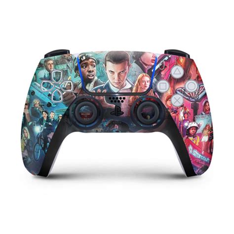 Skin PS5 Controle Playstation 5 Adesivo Stranger Things em Promoção