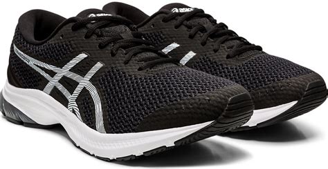 ASICS Men's Black/White Running Shoes