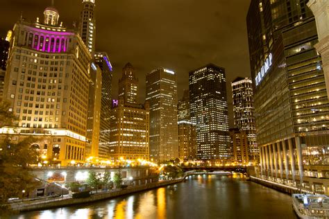 Chicago River Skyline Part Of The Famous Chicago River Flickr