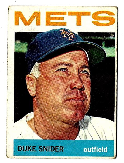 Lot Detail Duke Snider Hof Topps Baseball Card