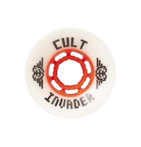 Cult Invader 66mm Longboard Wheels White Buy Now