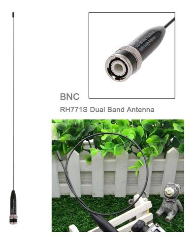 Antena Bnc Ultra Delgada Rh S Vhf Uhf Para Icom Ic V Ic V Cuotas