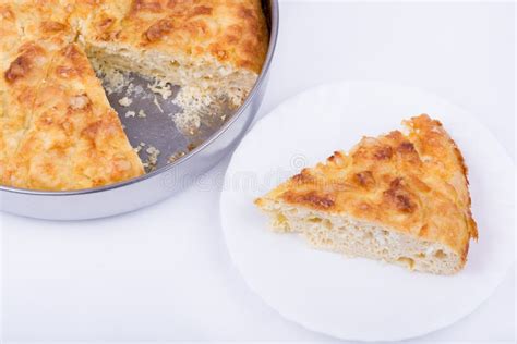 Traditional Bulgarian Food Banitsa Stuffed With Cheese Stock Photo